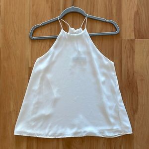 Zara white halter top